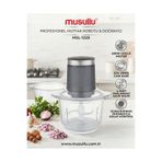 Musullu Et ve Sebze Doğrayıcı Rondo 1000W - Kaydırmaz Tabanlı Msl-1228