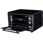 Musullu Midi Fırın 50 Lt Geniş Hacim 1600 Watt Siyah Renk Zamanlayıcı Fonksiyonu