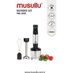 Musullu MSL-2033 Blender Set - Siyah - Inox