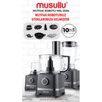 Musullu Mutfak Robotu 10 in 1 2000W MSL-2034 Siyah