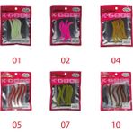 Mutant 3506 Spin Forte 7.5cm Aromalı Lrf Silikon Suni Yem 5'li Set - Seçeneği: 10