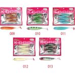 Mutant 3538 Twost Tail Flash 9cm Levrek Silikonu 5li Paket Suni Yem - 10