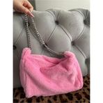 Mute Bag Cindy Pink Zincirli Baget / Şeker Pembe Zincirli El Ve Omuz Çantası