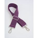 Mute Bag Violet Ayarlanabilir Çanta Sapı Mor (Pamuk) 110 cm G:4 cm - Siyah - Mor - Beyaz