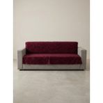 Muteks Kaymaz Tabanlı Tay Tüyü Koltuk Örtüsü, Altı Kaymaz Koltuk Şalı, Kannepe Örtüsü (175 x 210 Cm) - Bordo