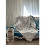 Muteks Sofline Kaymaz Tabanlı Tay Tüyü Çekyat, Koltuk, Kanepe Örtüsü(PEMBE RENK)(175X210CM) - 175 x 210 cm - Krem