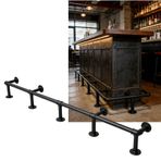 Mutfak Ada bar Ayak Rayı Braketleri, Boş zaman korkuluklarının Zemin Montajı, Özelleştirilebilir Boyut 1.3 "Boru Çapı (3.5M/11.48FT)