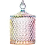 Mutfak Cam Kavanoz Şekeri Yemekleri Kiler Depolama Konteyner Ev Dekor 600 ml B(Yurt Dışından) - 1 - Renkli