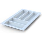 Mutfak Çekmece Içi Beyaz Modüler Kaşıklık 29CM x 48CM (Yanlar ve Boydan 4cm Kesilebilir)