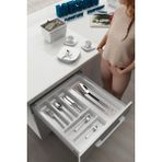 Mutfak Çekmece Içi Kaşıklık 44CM x 48CM Yanlar ve Boydan 4cm Kesilebilir, Beyaz - 44 x 48 cm