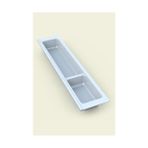 Mutfak Çekmece Içi Modüler Iki Bölmeli Kaşıklık Beyaz 11CMX48CM(BOYDAN 4cm Kesilebilir) - standart