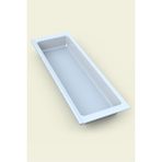 Mutfak Çekmece Içi Tek Bölmeli Kepçelik-Kaşıklık Beyaz 16CMX48CM(BOYDAN 4cm Kesilebilir)
