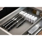 Mutfak Çekmecesi Bıçak Organizer – Düzenleyici Bıçaklık, Güvenli Saklama Aparatı - 02Y-Yeşil