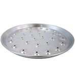 Mutfak Delikli Alüminyum Pizza Tepsisi Tavası 26 cm