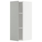 Mutfak duvar dolabı, HAVSTORP açık gri, 30x80 cm, 1 kapaklı