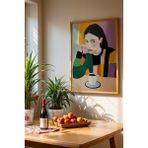 Mutfak Duvar Sanatı Ahşap Çerçeveli Mutfak Duvar Tablosu - 40 x 60
