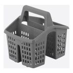 Mutfak Düzenleyici Kaşıklık Masa Üstü Kalemlik 4 Bölmeli Organizer 2 Adet Antrasit 14X14
