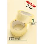 Mutfak Köşesi 1 Paket Şeffaf Bant 100 Metre, Koli Bandı, 45mm X 100m