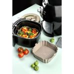 Mutfak Köşesi Airfryer Silikon Pişirme Kabı Tüm Airfryer'lere Uyumlu - Bej