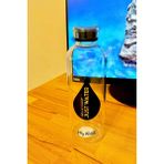 Mutfak Köşesi Borosilikat Cam Matara 1000 ml Su Şişesi 1lt Sporcu Matarası Motivasyon Suluk - Siyah - 1 lt