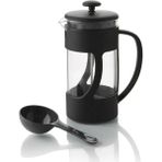Mutfak Köşesi French Press - Bitki Çayı Demliği, Filtre Kahve 350 ml - Siyah