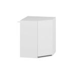 Mutfak Modül Hg_J Üst 1Dk1R 60-H72Cm Köşe Dolap Beyaz Beyaz Mdf