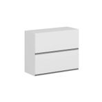 Mutfak Modül Hg_J Üst 2Yk1R 90-H72Cm Dolap Beyaz Beyaz Mdf