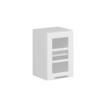 Mutfak Modül Mbr_C Üst 1Dk1R 40-H60Cm Dolap Cam Beyaz Beyaz Mdf