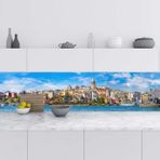 Mutfak Tezgah Arası Folyo Fayans Kaplama Folyosu Istanbul Galata 60x400 cm