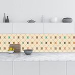 Mutfak Tezgah Arası Folyo Fayans Kaplama Folyosu Majolika Motif 4 60x200 cm