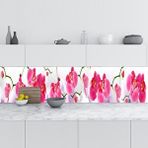 Mutfak Tezgah Arası Folyo Fayans Kaplama Folyosu Pembe Orkide 60x200 cm