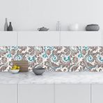 Mutfak Tezgah Arası Folyo Fayans Kaplama Folyosu Seramik Rustik Arkaplan 60x300 cm