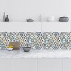 Mutfak Tezgah Arası Folyo Fayans Kaplama Folyosu Talevera Motif 60x300 Cm