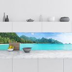 Mutfak Tezgah Arası Folyo Fayans Kaplama Folyosu Tayland Ada 60x300 Cm