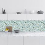 Mutfak Tezgah Arası Folyo Fayans Kaplama Folyosu Terrazzo 60x300 Cm