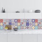 Mutfak Tezgah Arası Folyo Fayans Kaplama Folyosu Türk Fayans Desen 60x500 Cm