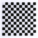 Mutfak Tezgah Arası, Havuz, Banyo, Sauna, Spa, Iç ve Dış Dekorasyonda Tüm Yüzeyler Için, 25X25MM. Beşiktaş 31.5X31.5CM. Fileli Cam Mozaik. (10 File Karo = 1 M2 Fiyatıdır ) - Beyaz - Siyah
