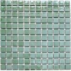 Mutfak Tezgah Arası, Havuz, Banyo, Sauna, Spa, Iç ve Dış Dekorasyonda Tüm Yüzeyler Için, 25X25MM. Yeşil , 31,5X31,5CM. Fileli Cam Mozaik. (5 File Karo = 0,5 M2 Fiyatıdır )