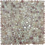 Mutfak Tezgah Arası, Havuz, Banyo, Sauna, Spa, Iç ve Dış Dekorasyonda Tüm Yüzeyler Için, Beyaz Üzerine Püskürtme Bordo, Damla, 31.5X31.5CM. Fileli Cam Mozaik. (10 File Karo = 1 M2 Fiyatıdır ) - Mozaik ölçüleri: Mix. - File Karo ölçüsü: 31,5 x 31,5 cm