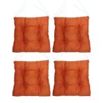 Mutfakta Moda Tarçın Bahar Serisi 4 Lü Sandalye Minderi - 40 x 40 cm - Renkli