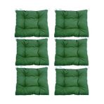 Mutfakta Moda Yeşil Sandalye Minderi 6 Lı - 39 x 41 cm