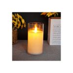 mutlu adım 1 Adet 15x7,5cm Plastik Led Mum Piilli