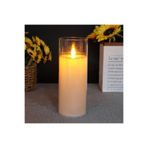 mutlu adım 1 Adet 20x7,5cm Plastik Led Mum Pilli