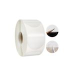 mutlu adım 50 Adet 2,5cm Bant Sticker Şeffaf Yuvarlak Yapışkanlı