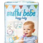Mutlu Bebe No:6 XLarge 16 Adet Bebek Bezi