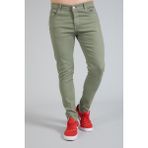 Mutlu City Yeni Sezon Erkek Denim Slim Fit Likralı Kot Jean Pantolon 2165-YEŞIL - 30 - --