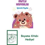 Mutlu Hayvanlar – Eğlenceli Boyama + Boyama Kitabı