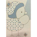 Mutlu Kids Bebitof Civciv Desenli Pazen Bebek Battaniyesi - Mint