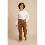 Mutlu Kids Mutlu Klasik Erkek Kadife Pantolon - Vizon - 6 Yaş