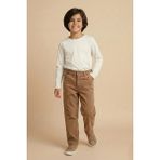 Mutlu Kids Mutlu Klasik Erkek Kadife Pantolon - Vizon - 7 Yaş